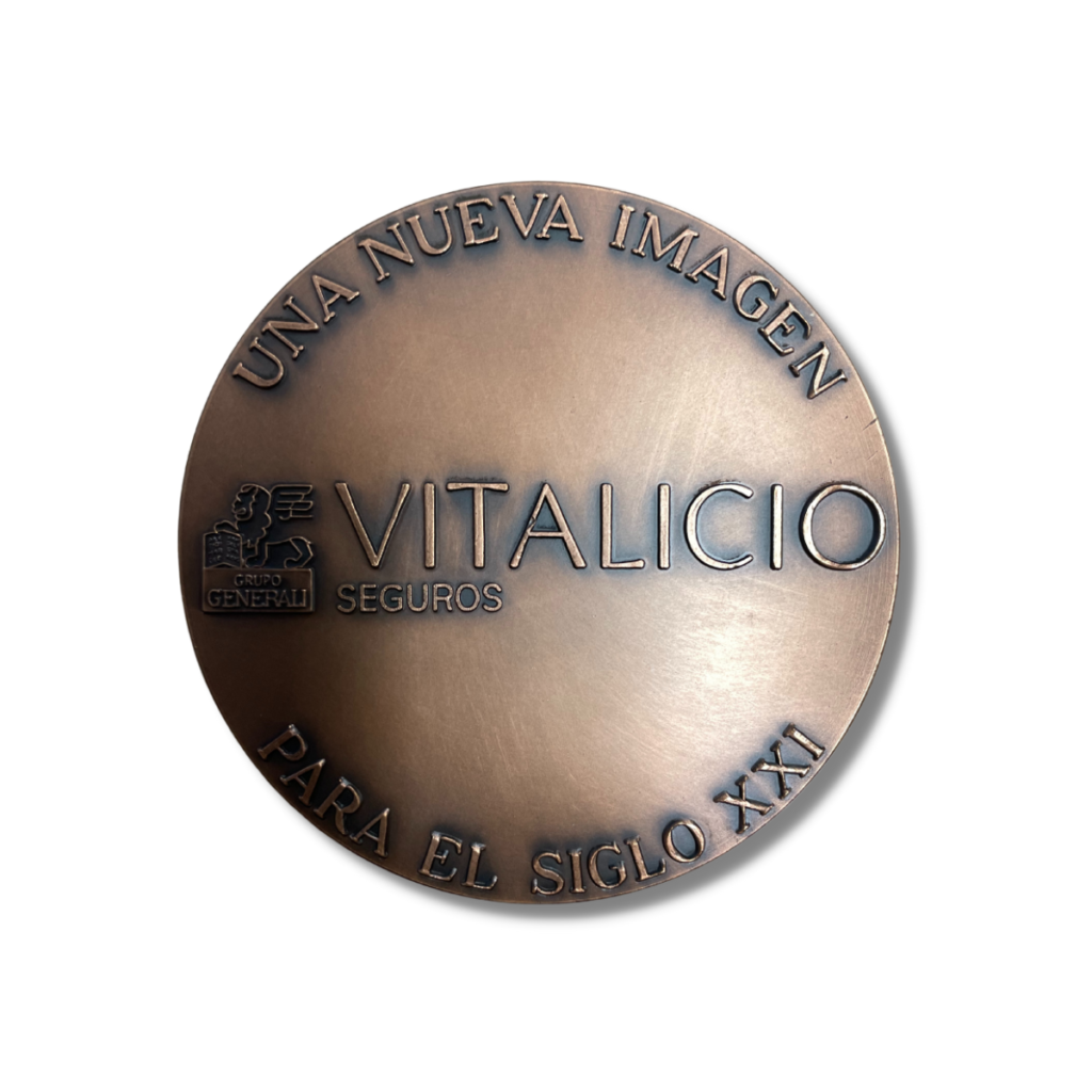 Medalla Banco Vitalicio de España Grupo Generali Museo del Seguro